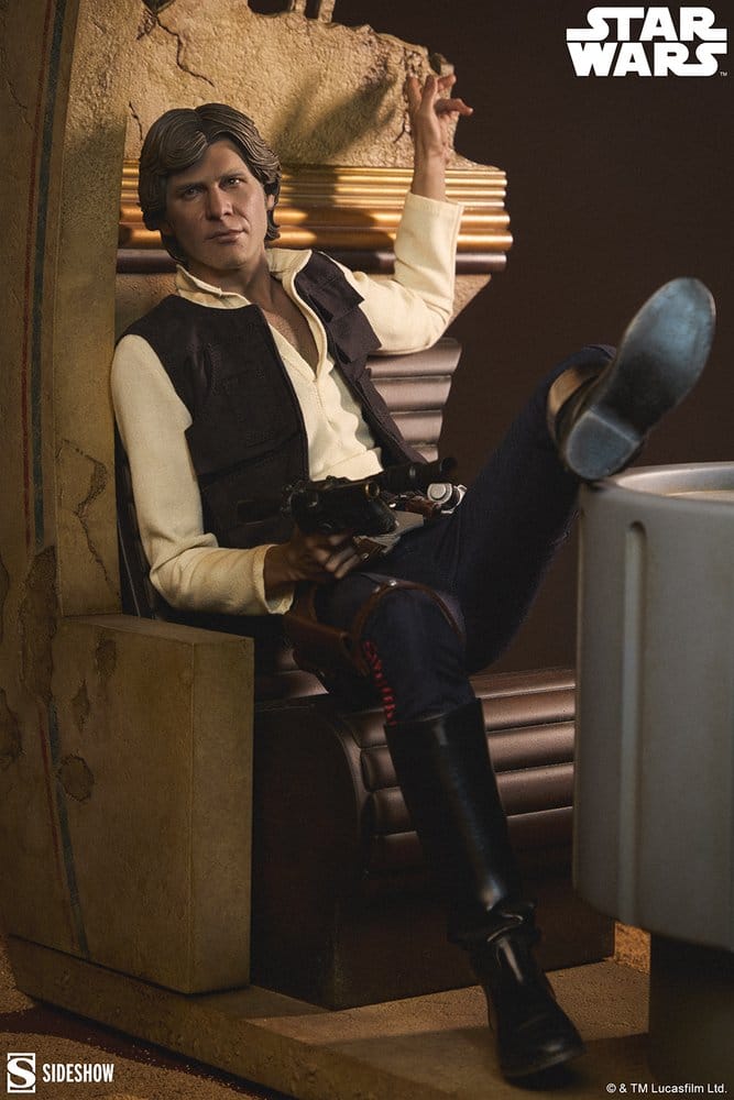 Star Wars Episod IV Mixed Media Premium Format Figur Han Solo: Ursäkta Röran 32 cm