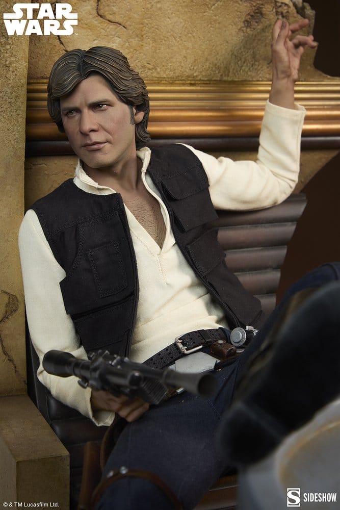 Star Wars Episod IV Mixed Media Premium Format Figur Han Solo: Ursäkta Röran 32 cm
