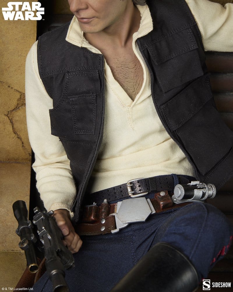 Star Wars Episod IV Mixed Media Premium Format Figur Han Solo: Ursäkta Röran 32 cm