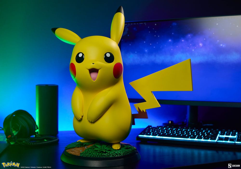 Pokémon Livsstor Figur Pikachu 47 cm Sideshow Collectibles