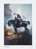 Frank Frazetta Fine Art Print Death Dealer I Rainbow Lava Holofoil 61 x 41 cm - unframed