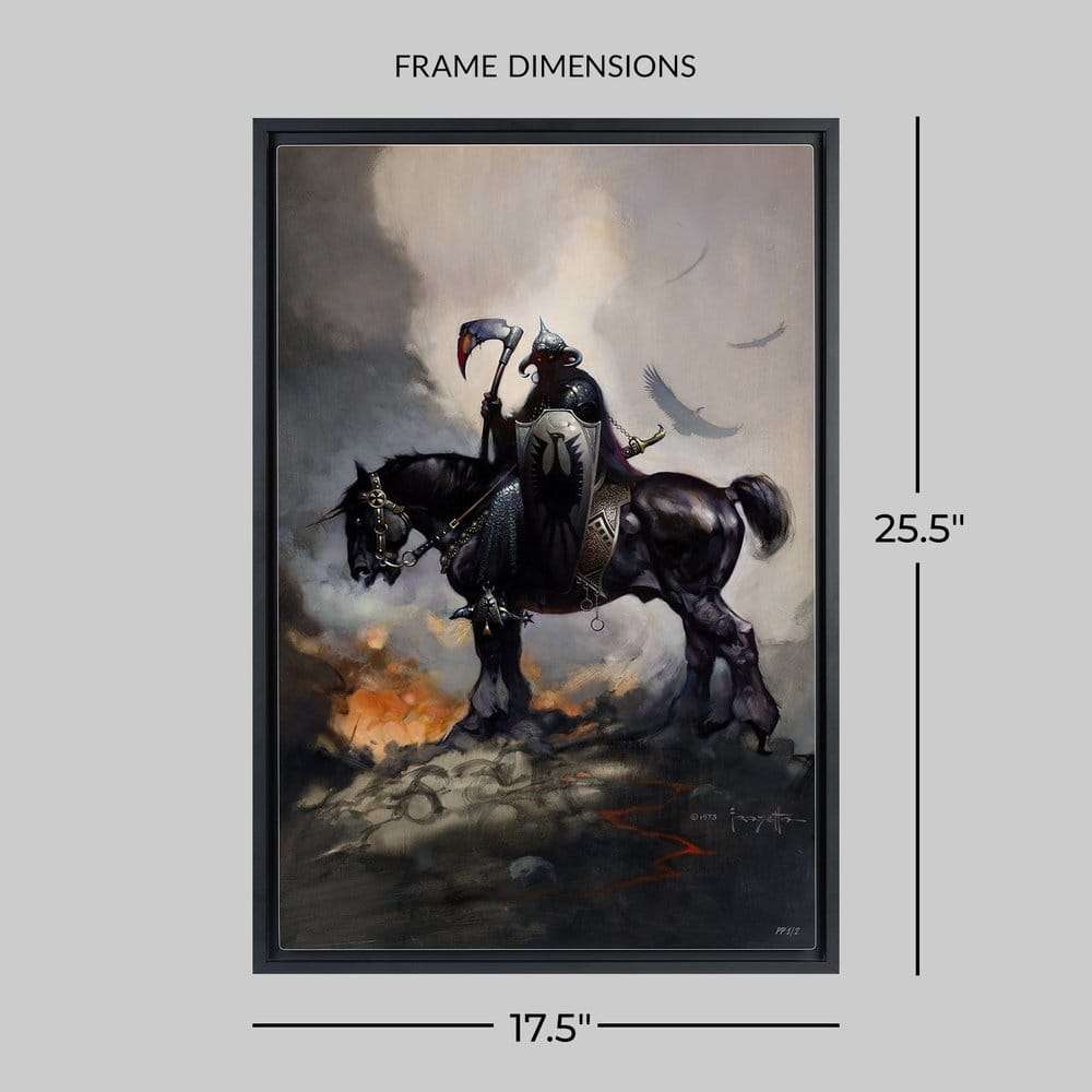 Frank Frazetta Fine Art Print Death Dealer I Rainbow Lava Holofoil 61 x 41 cm - unframed