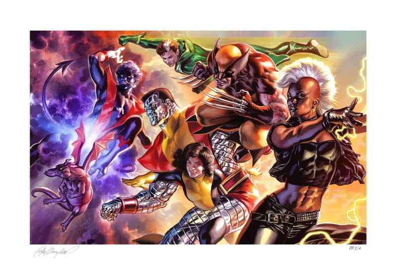 Marvel X-Men Konsttryck The X-Men av Felipe Massafera 46 x 66 cm - oframat