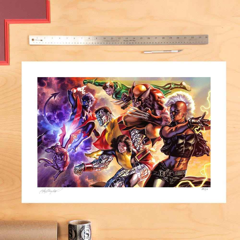 Marvel X-Men Konsttryck The X-Men av Felipe Massafera 46 x 66 cm - oframat