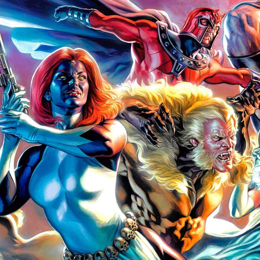 Marvel X-Men Konsttryck Brotherhood of Mutants av Felipe Massafera 46 x 66 cm - utan ram