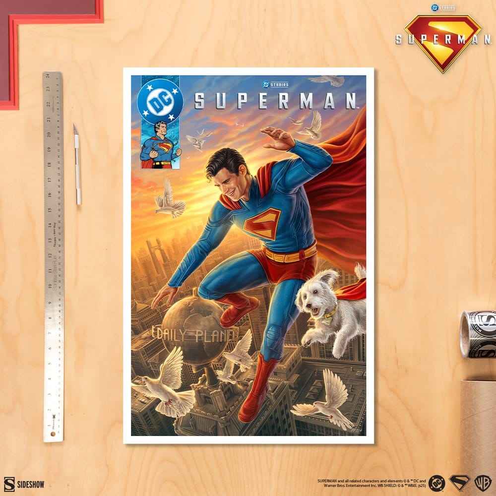 Superman (2025) DC Comics Konsttryck Superman: Ett Tecken på Hopp 41 x 61 cm - utan ram