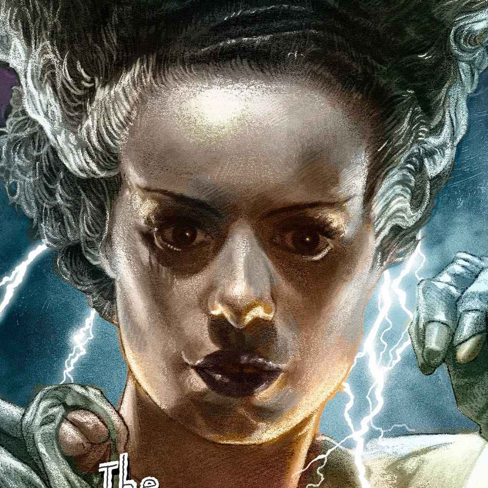 Bride of Frankenstein Konsttryck Bride of Frankenstein (Färgvariant) av Ruiz Burgos 61 x 46 cm - utan ram