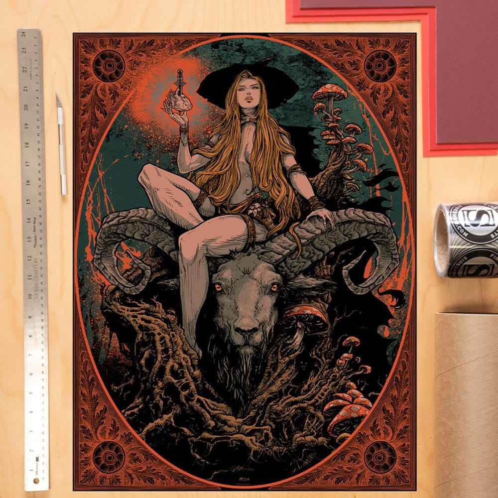 Sideshow Originals Konsttryck Häxan i Skogen 61 x 46 cm - utan ram