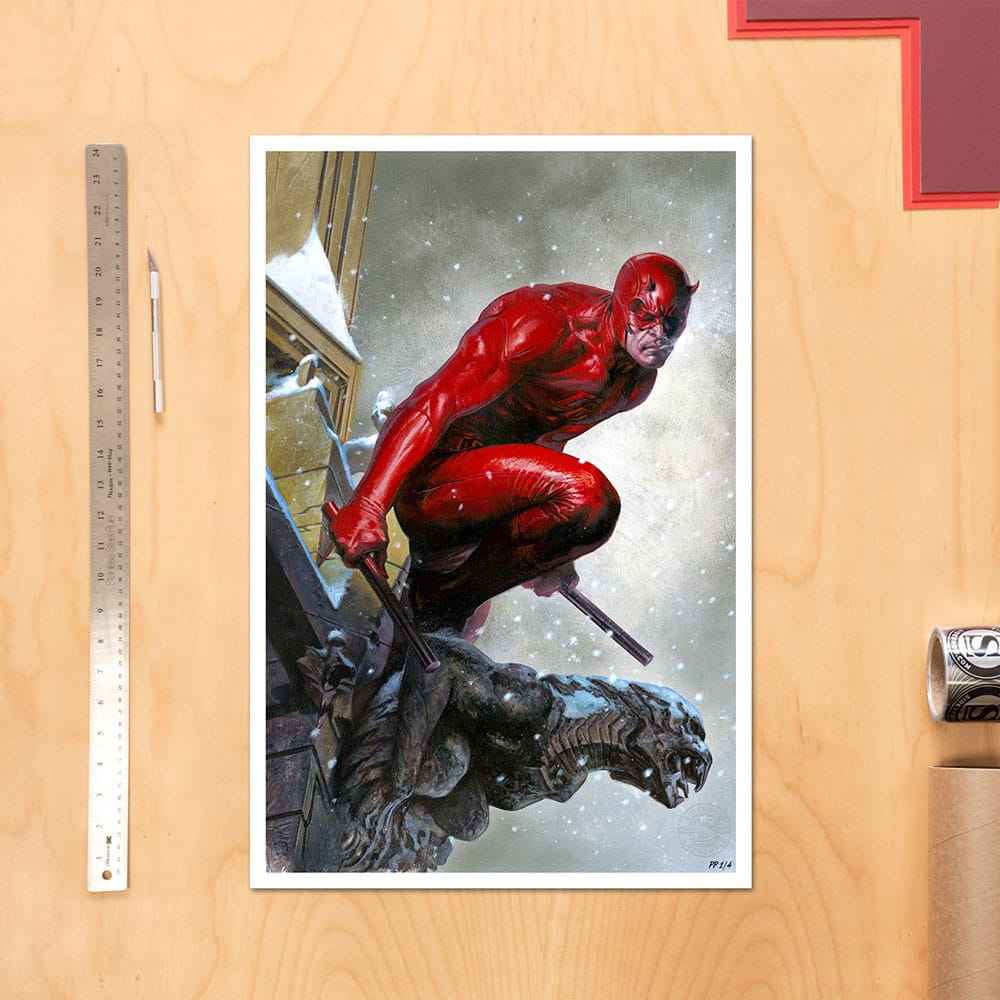 Marvel-konsttryck Daredevil 61 x 41 cm - utan ram