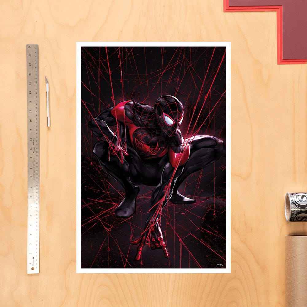 Marvel-konsttryck Spider-Man Miles Morales 61 x 41 cm - utan ram