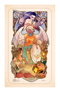 Critical Role Konsttryck Ashley Johnson: 10-årsjubileums Art Nouveau-illustrationer 46 x 28 cm - oförpackad
