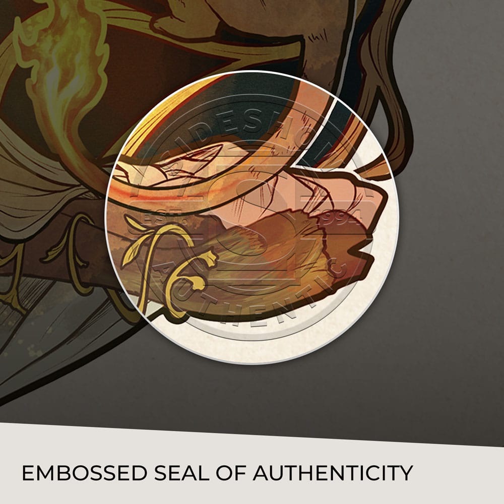 Critical Role Konsttryck Ashley Johnson: 10-årsjubileums Art Nouveau-illustrationer 46 x 28 cm - oförpackad