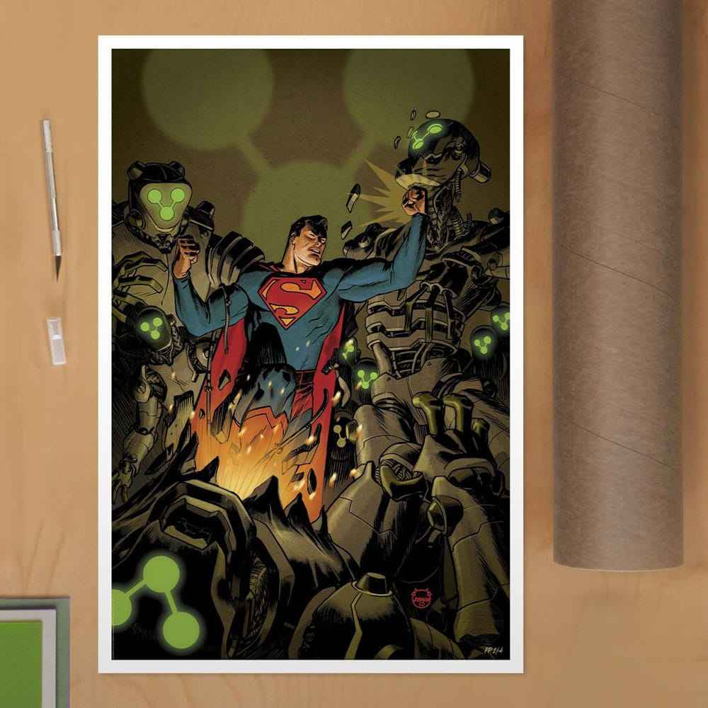 DC Comics konsttryck Superman Space Age 61 x 41 cm - utan ram