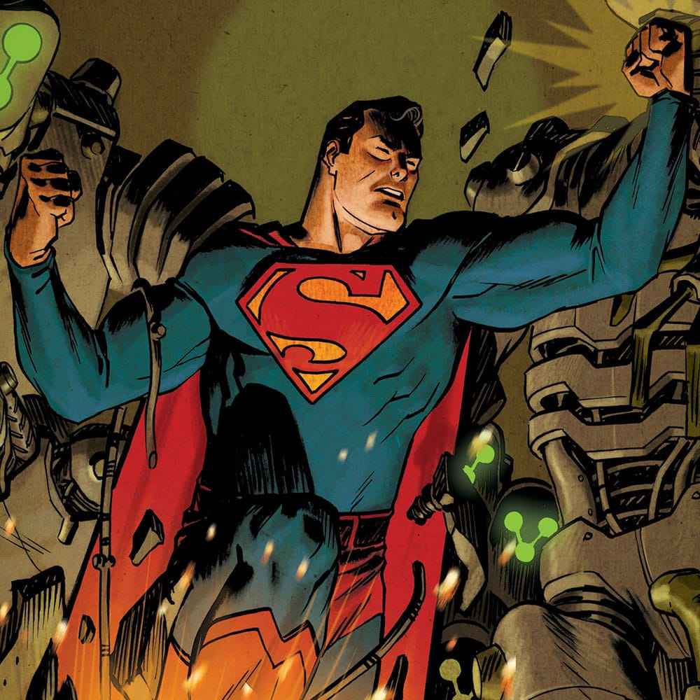 DC Comics konsttryck Superman Space Age 61 x 41 cm - utan ram
