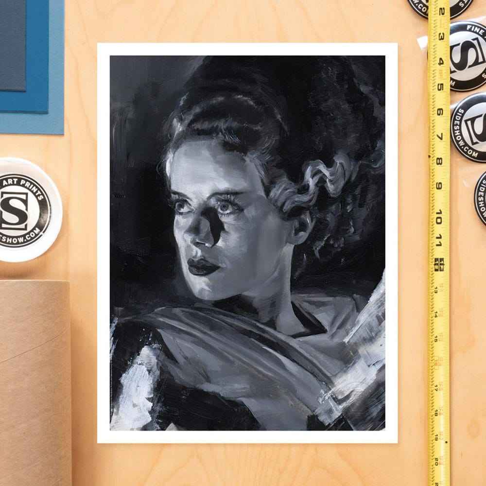 Bride of Frankenstein konsttryck Bride of Frankenstein av Chris Valentine 41 x 31 cm - utan ram