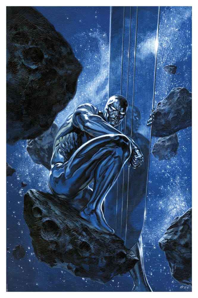 Marvel Konsttryck Silver Surfer: Ghost Light 61 x 41 cm - opolerad
