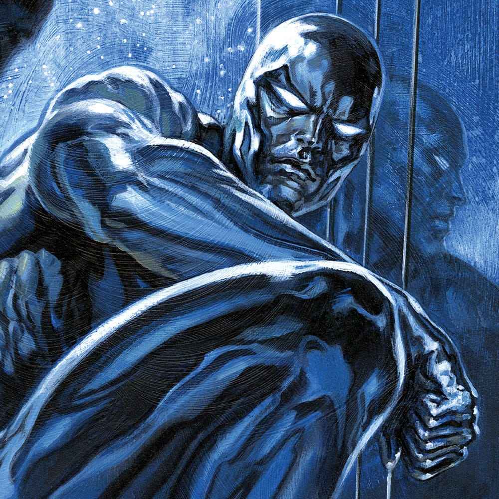 Marvel Konsttryck Silver Surfer: Ghost Light 61 x 41 cm - opolerad