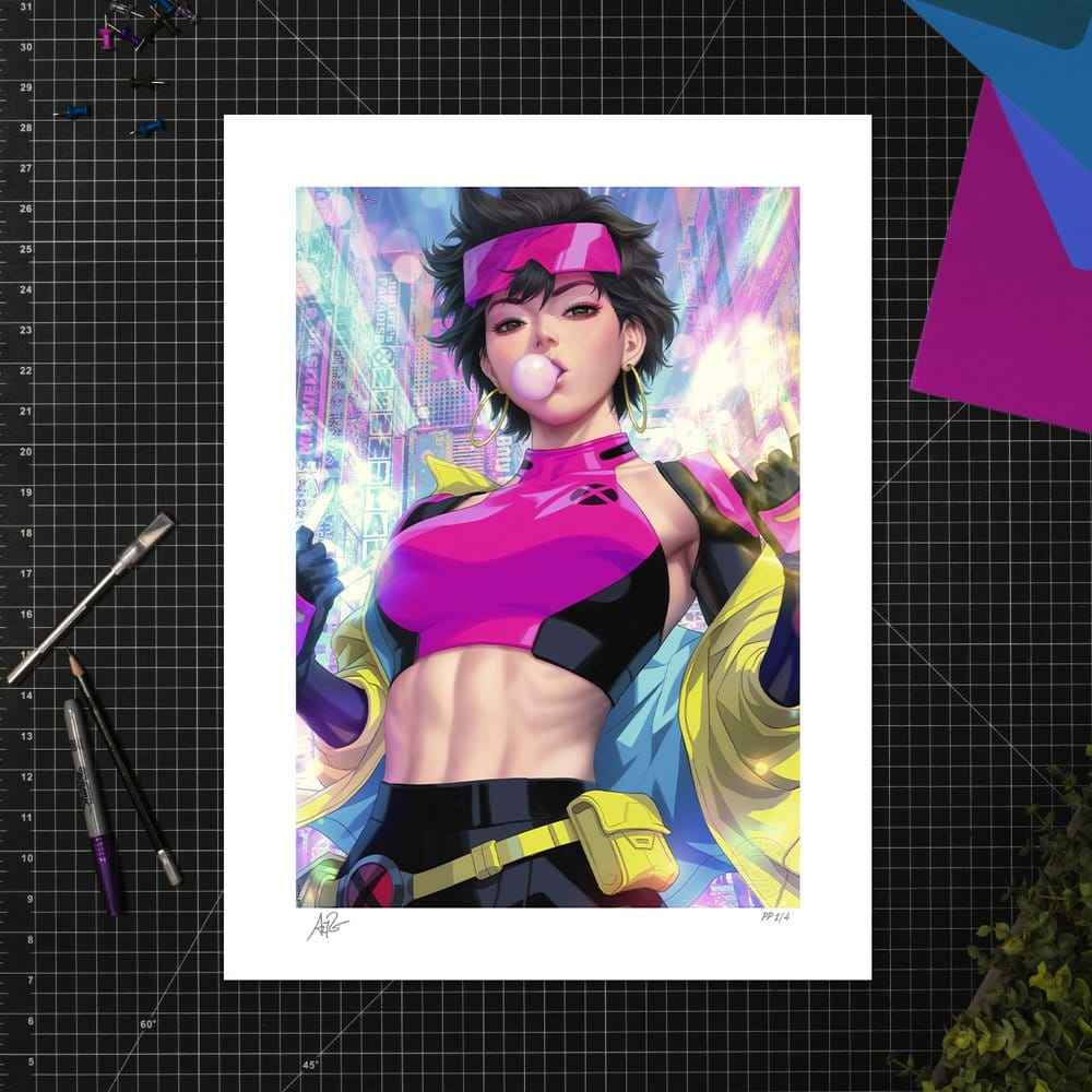 X-Men Marvel-konsttryck Jubilee 46 x 61 cm - utan ram