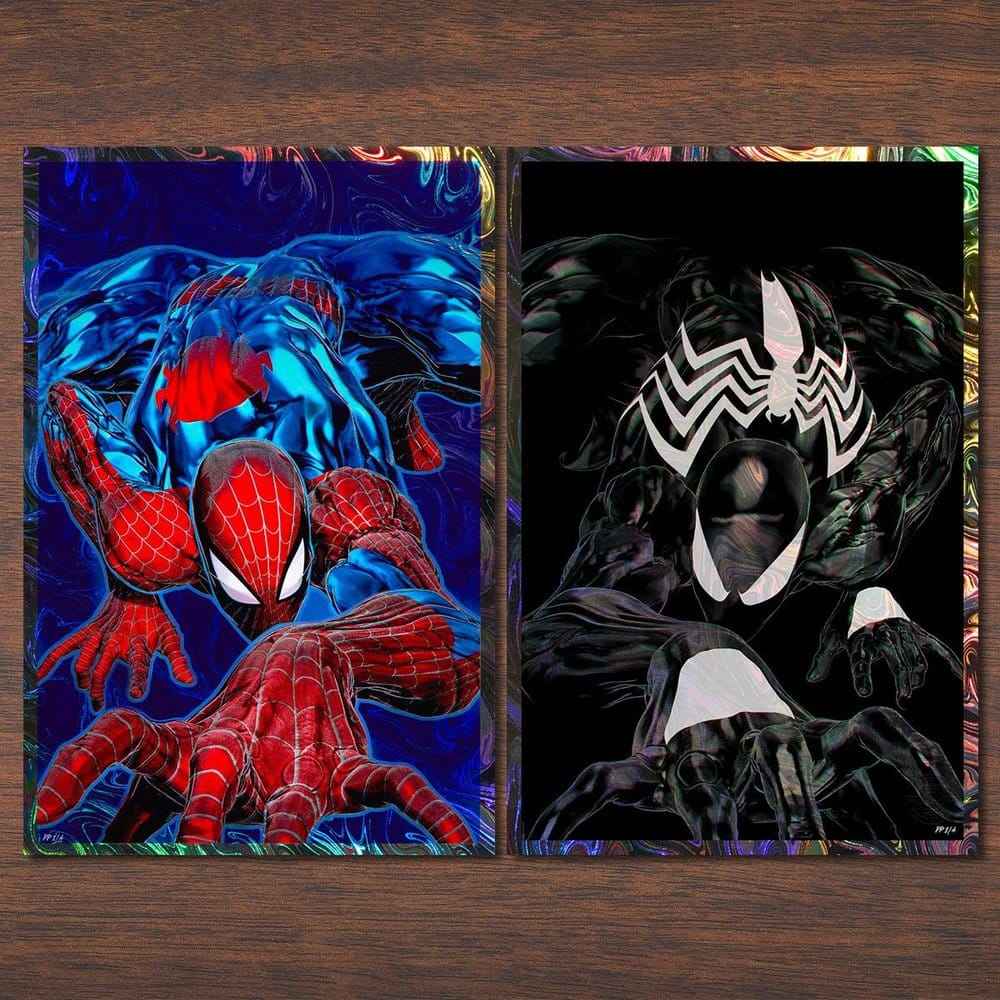 Marvel Set om 2 konsttryck Spider-Man '94 Deluxe Set 61 x 41 cm – utan ram