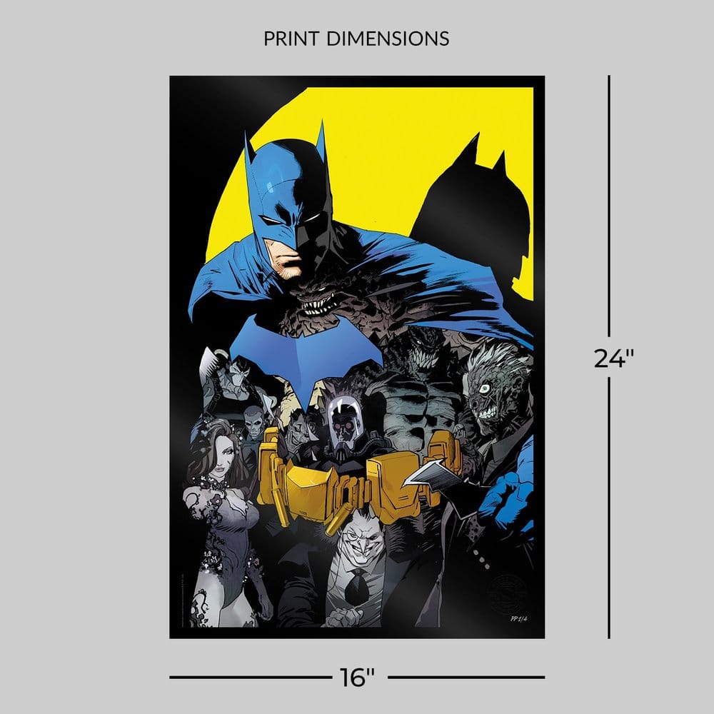DC Comics Fine Art-tryck Batman #1 (High-Gloss Black Edition) 41 x 61 cm – opanslat