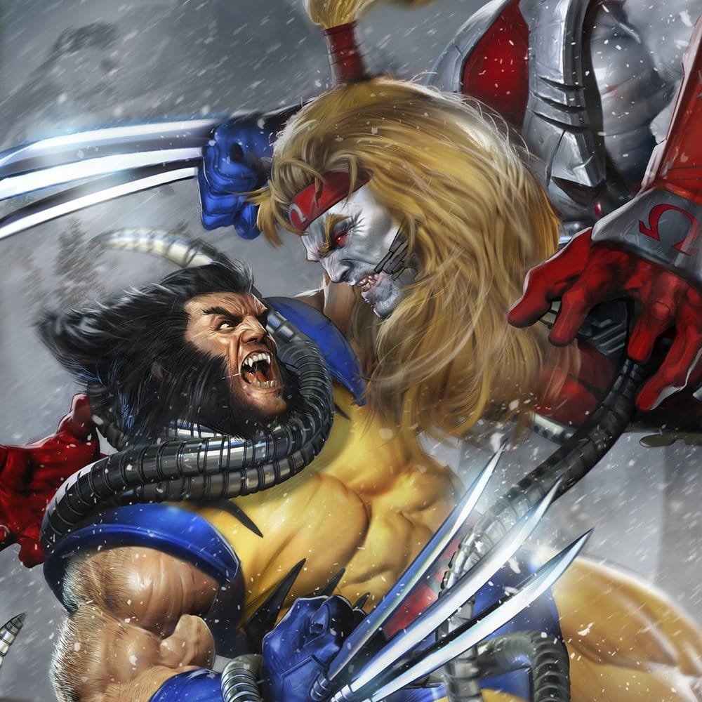 Marvel Fine Art Print Wolverine vs Omega Red 46 x 61 cm - unframed