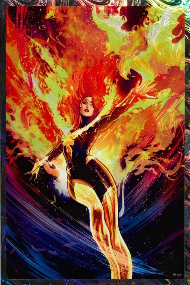 Marvel X-Men Konsttryck Fenix 61 x 41 cm - oframat