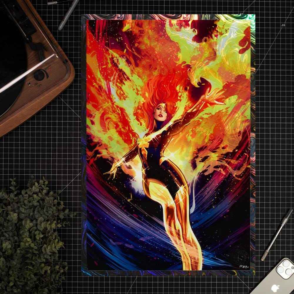 Marvel X-Men Konsttryck Fenix 61 x 41 cm - oframat