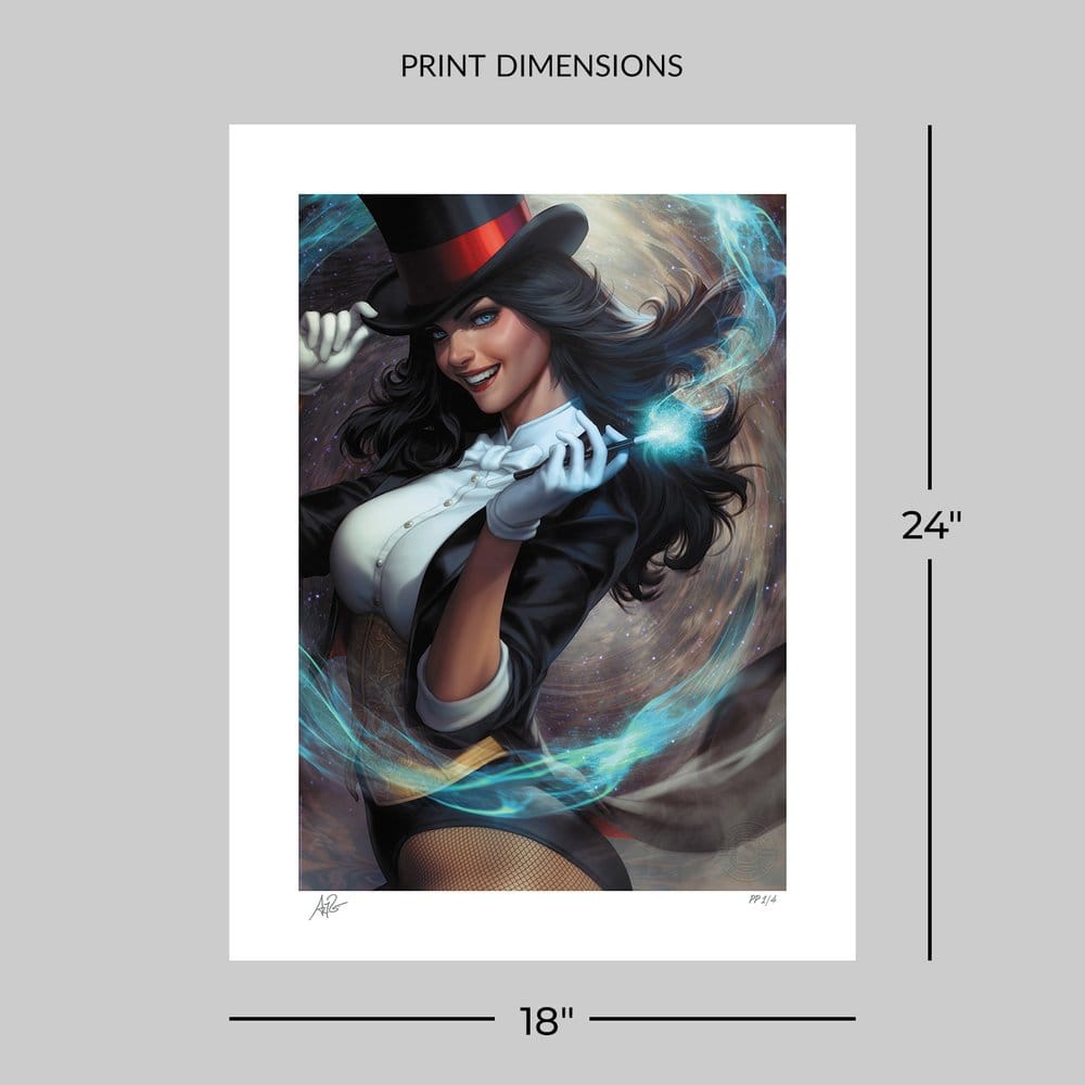 DC Comics Fine Art Print Zatanna: Bring Down the House 46 x 61 cm - unframed