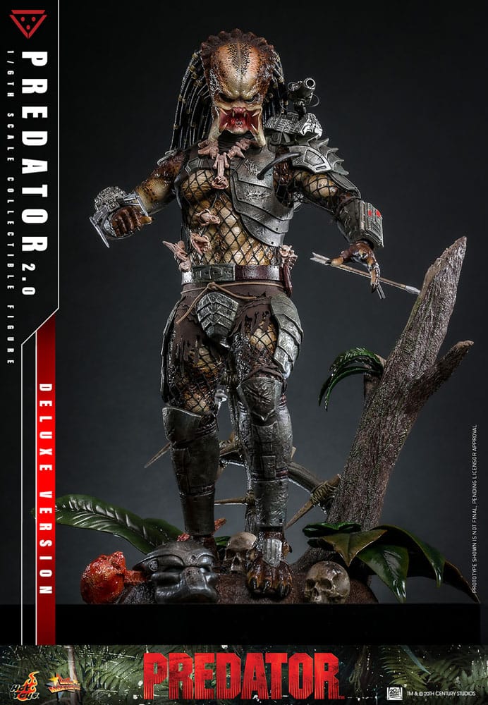 Predator Movie Masterpiece Action Figur 1/6 Predator (2.0) Deluxe Version 34 cm Hot Toys