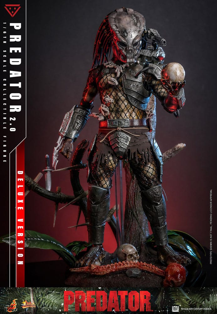 Predator Movie Masterpiece Action Figur 1/6 Predator (2.0) Deluxe Version 34 cm Hot Toys