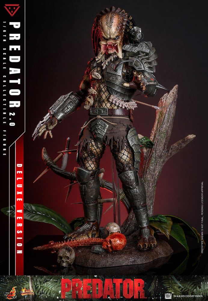 Predator Movie Masterpiece Action Figur 1/6 Predator (2.0) Deluxe Version 34 cm Hot Toys