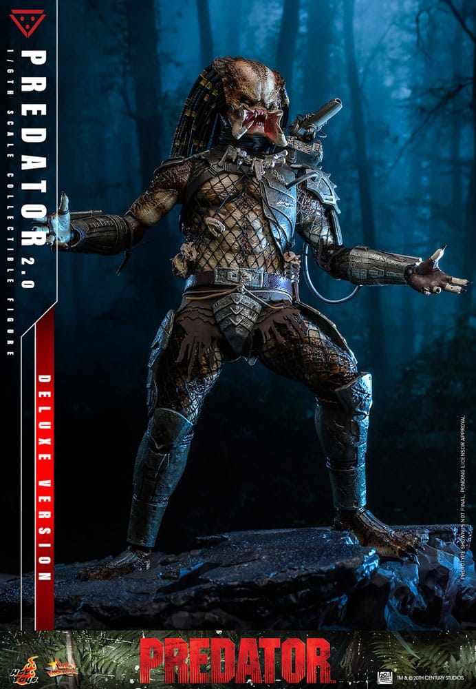 Predator Movie Masterpiece Action Figur 1/6 Predator (2.0) Deluxe Version 34 cm Hot Toys