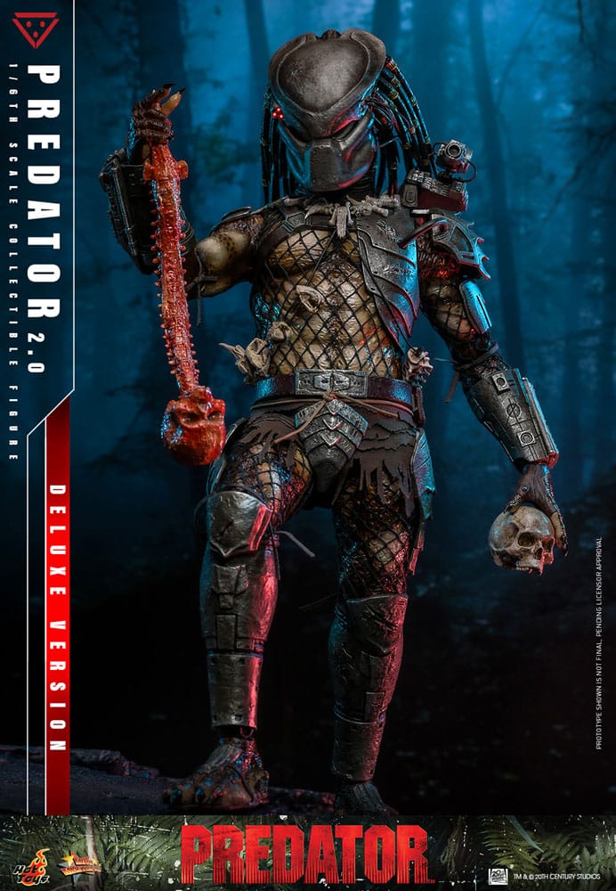 Predator Movie Masterpiece Action Figur 1/6 Predator (2.0) Deluxe Version 34 cm Hot Toys