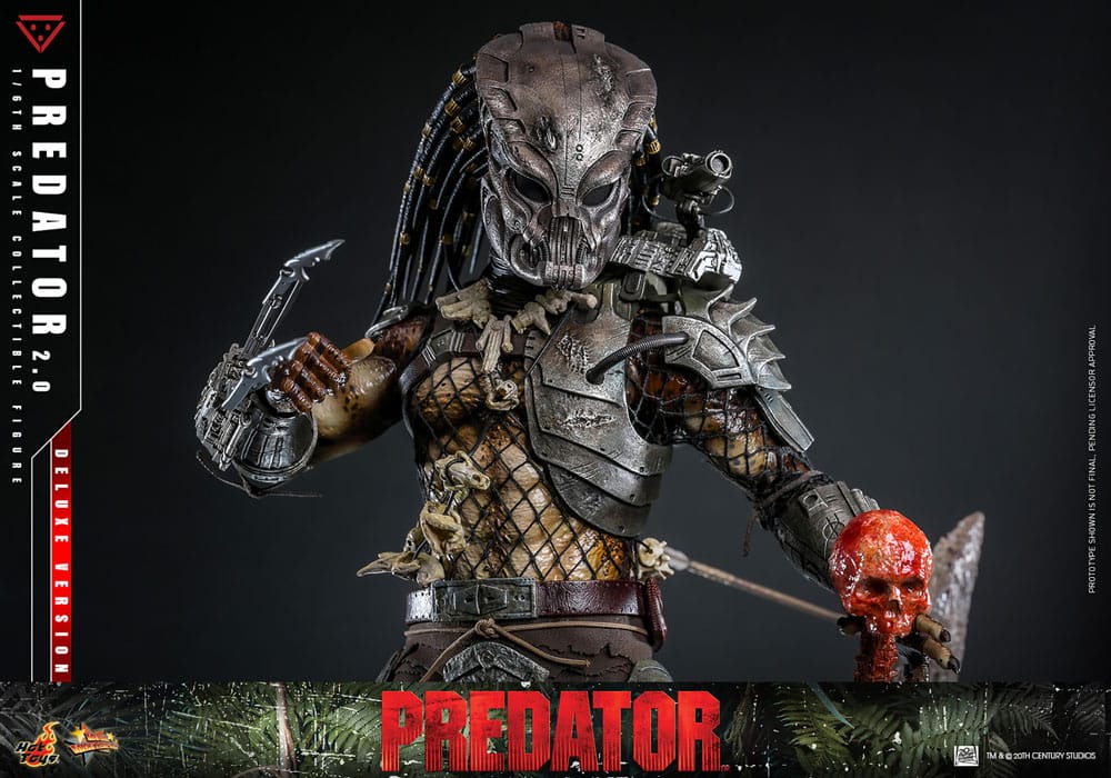 Predator Movie Masterpiece Action Figur 1/6 Predator (2.0) Deluxe Version 34 cm Hot Toys