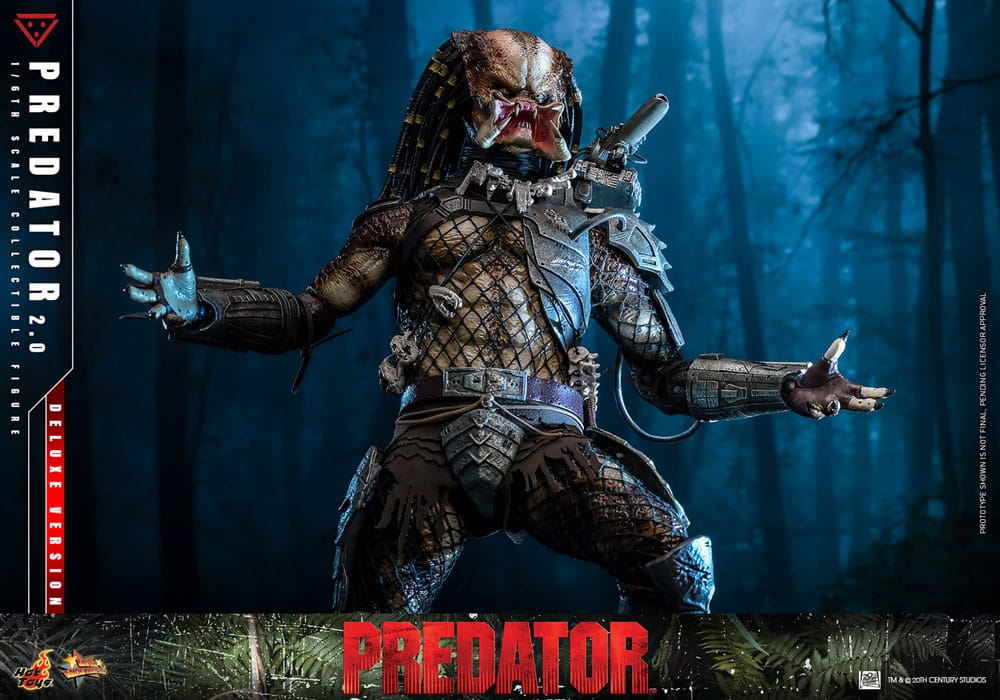 Predator Movie Masterpiece Action Figur 1/6 Predator (2.0) Deluxe Version 34 cm Hot Toys
