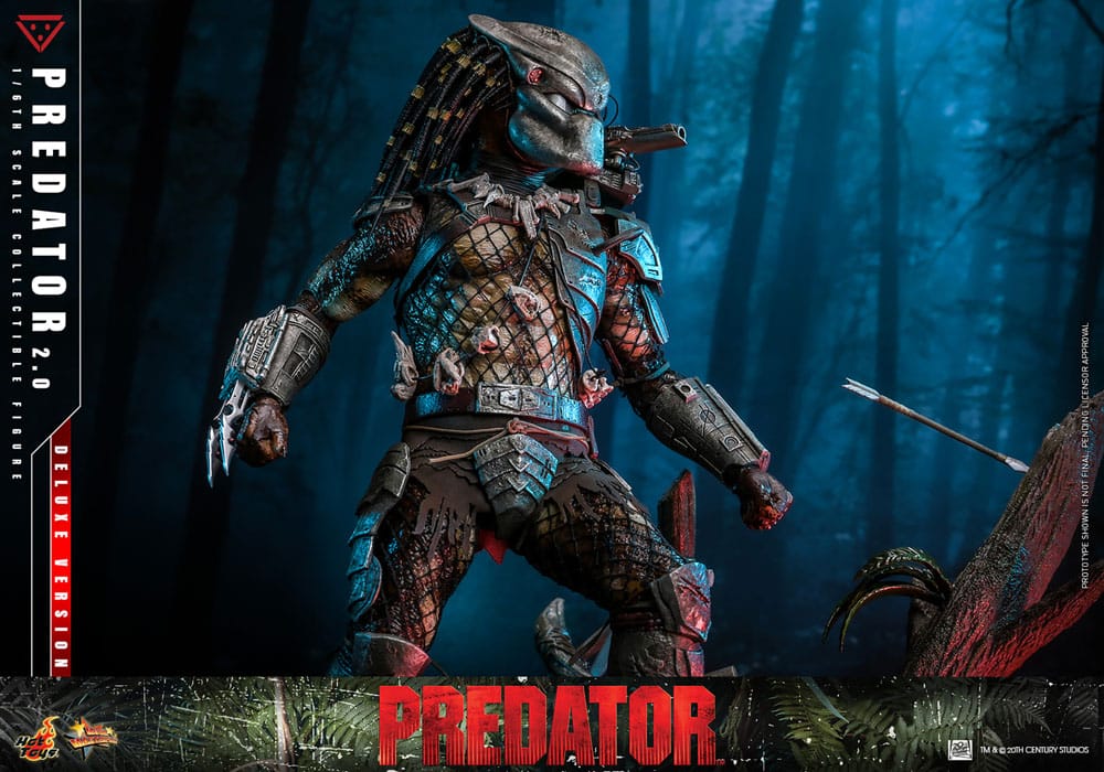 Predator Movie Masterpiece Action Figur 1/6 Predator (2.0) Deluxe Version 34 cm Hot Toys