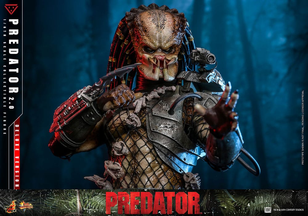 Predator Movie Masterpiece Action Figur 1/6 Predator (2.0) Deluxe Version 34 cm Hot Toys