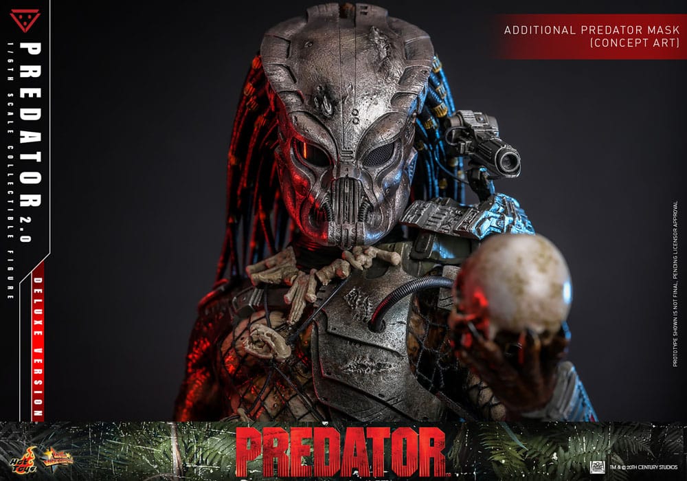 Predator Movie Masterpiece Action Figur 1/6 Predator (2.0) Deluxe Version 34 cm Hot Toys