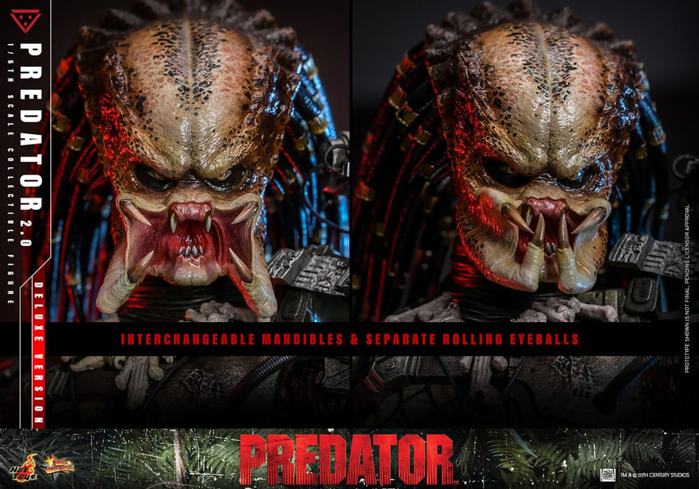 Predator Movie Masterpiece Action Figur 1/6 Predator (2.0) Deluxe Version 34 cm Hot Toys