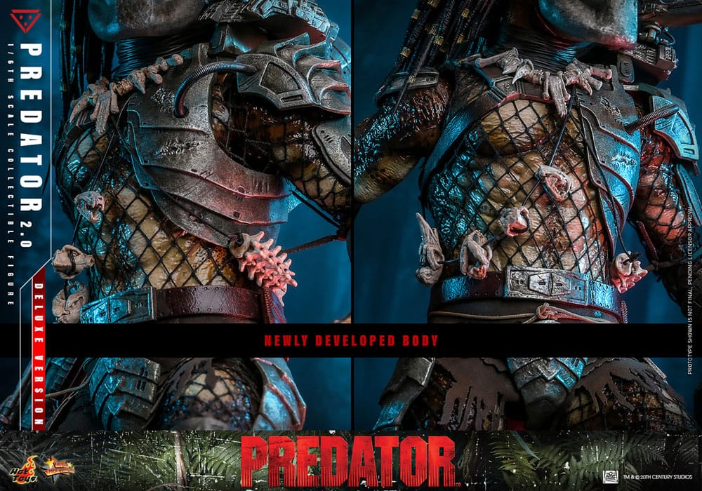 Predator Movie Masterpiece Action Figur 1/6 Predator (2.0) Deluxe Version 34 cm Hot Toys