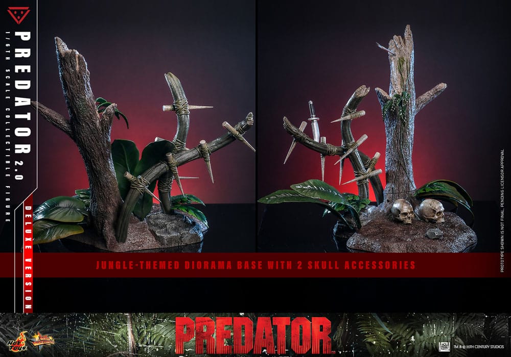 Predator Movie Masterpiece Action Figur 1/6 Predator (2.0) Deluxe Version 34 cm Hot Toys