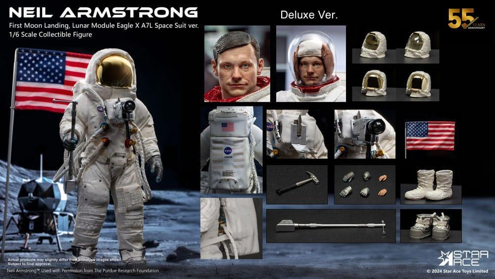 Neil Armstrong Action Figur 1/6 Deluxe Version 30 cm Star Ace Toys