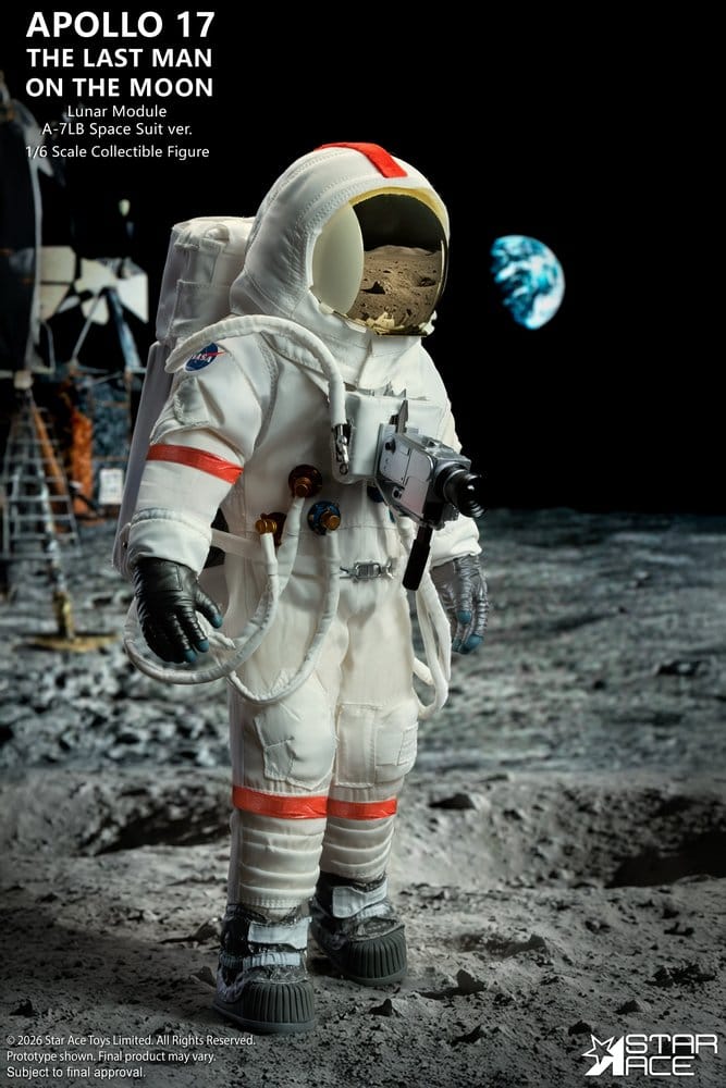 NASA Apollo 17 Actionfigur 1/6 The Last Man on the Moon 30 cm