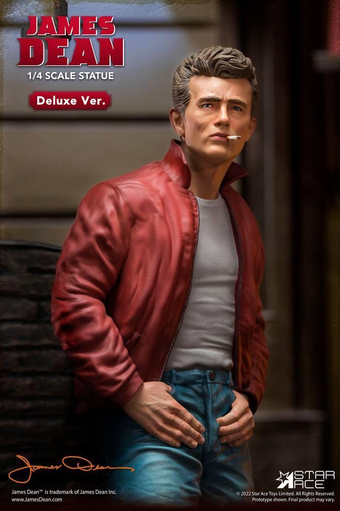 James Dean Superb My Favourite Legend Series Figur 1/4 James Dean (Röd jacka) Deluxe Ver. 52 cm Star Ace Toys