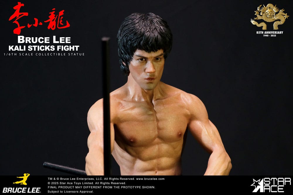 Enter the Dragon Film Figur 1/6 Bruce Lee Kali Sticks Kamp Normal Källarversion 30 cm Star Ace Toys