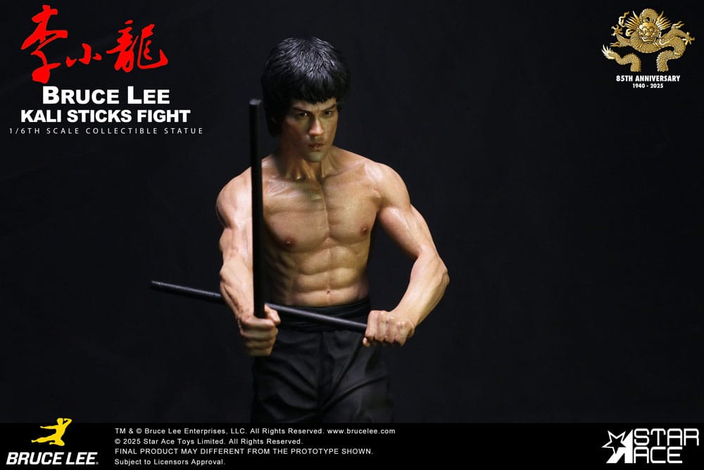 Enter the Dragon Film Figur 1/6 Bruce Lee Kali Sticks Strid Deluxe Källarversion 30 cm Star Ace Toys