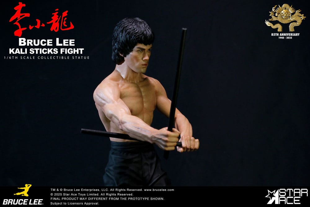 Enter the Dragon Film Figur 1/6 Bruce Lee Kali Sticks Strid Deluxe Källarversion 30 cm Star Ace Toys