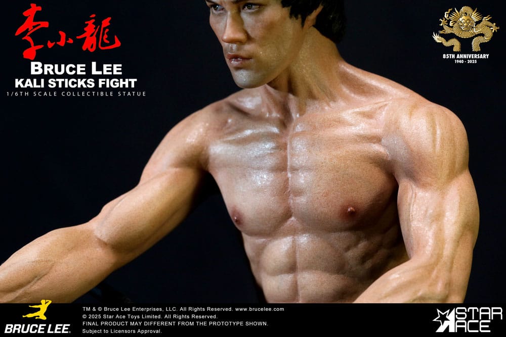 Enter the Dragon Film Figur 1/6 Bruce Lee Kali Sticks Strid Deluxe Källarversion 30 cm Star Ace Toys