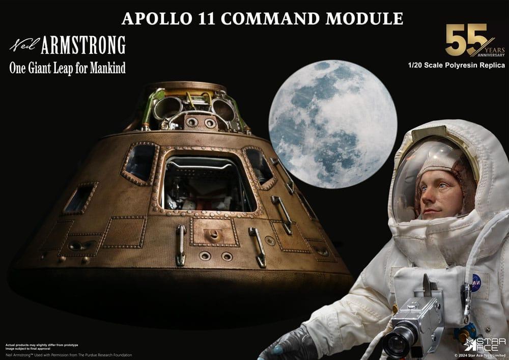 Apollo 11 Replicamodell 1/20 Kommandomodul (DX) 20 cm Star Ace Toys
