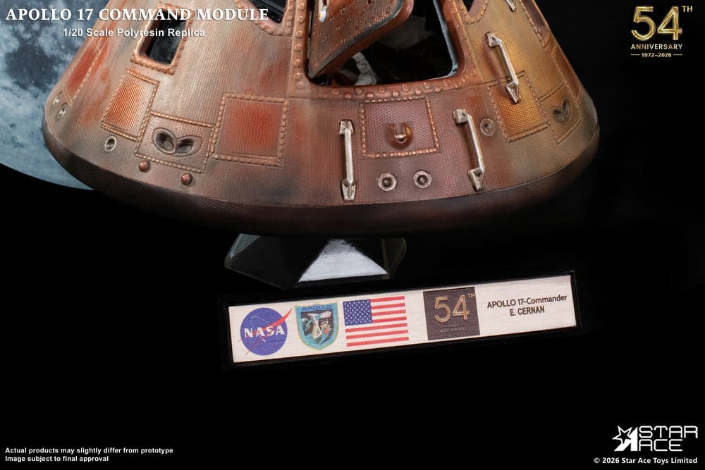 Apollo 17 Replik i skala 1/20 av Kommandokapseln 20 cm